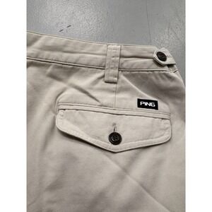 PING Golf C Men's Pants Color Beige Khaki Style  Size 38/32
